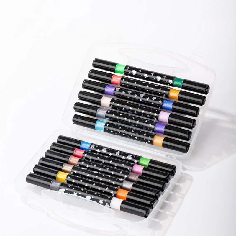 Glitter Graffiti Metallic Marker Set