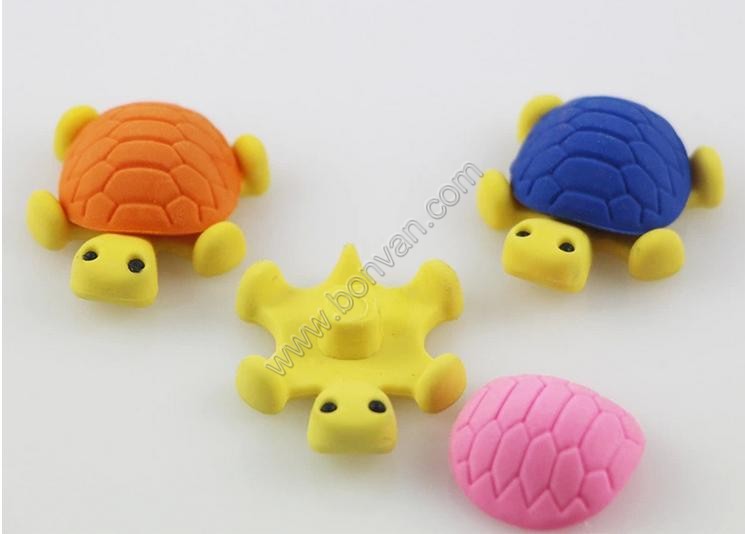 3D tortoise eraser