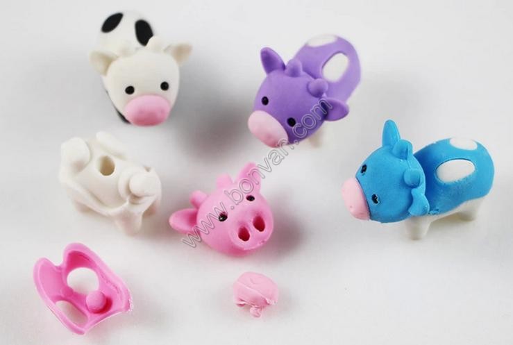 3D cow eraser