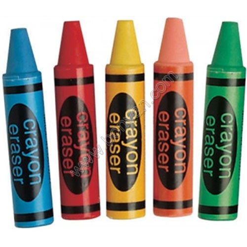 crayon shape eraser