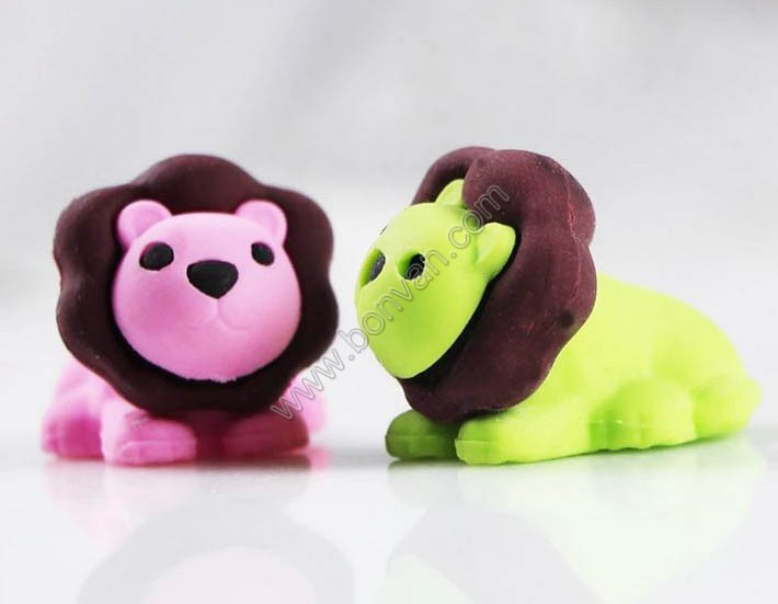 3D lion eraser