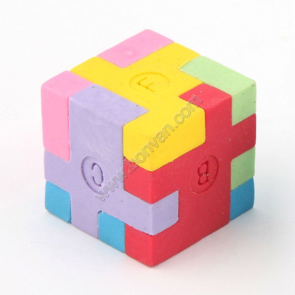 children puzzle eraser