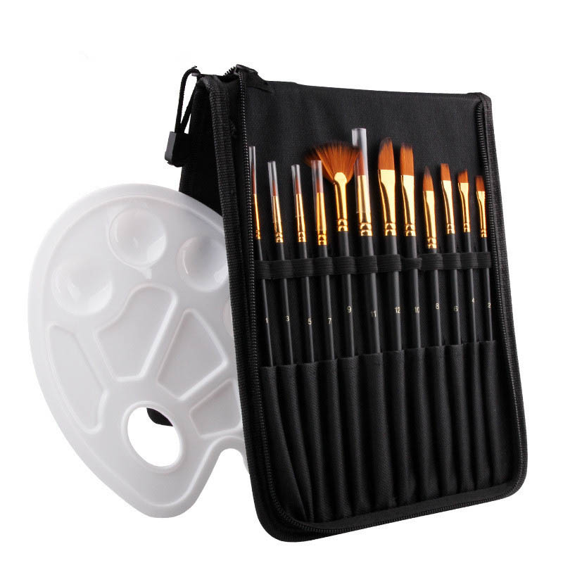 12pcs Artist Paint Brush Set