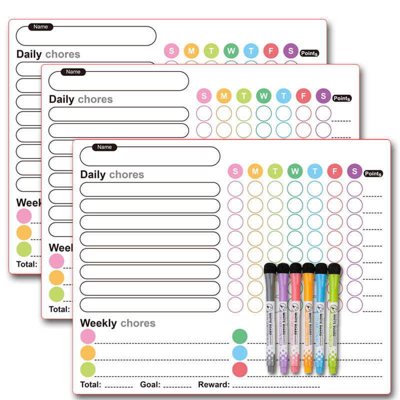 magnetic refrigerator whiteboard planner