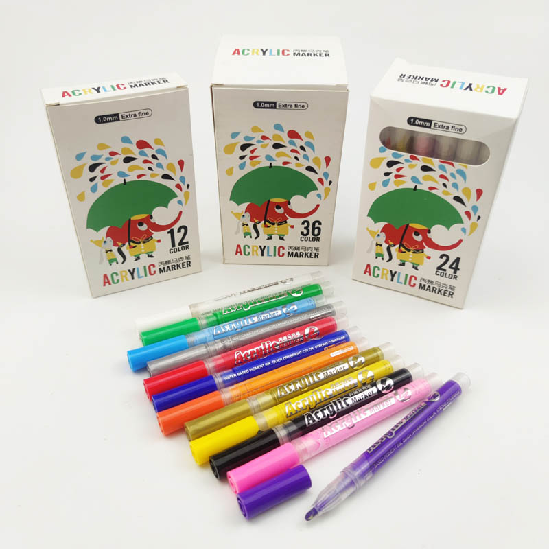 acrylic paint marker set