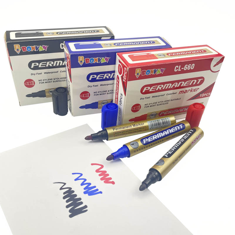12pcs box pack permanent marker pen