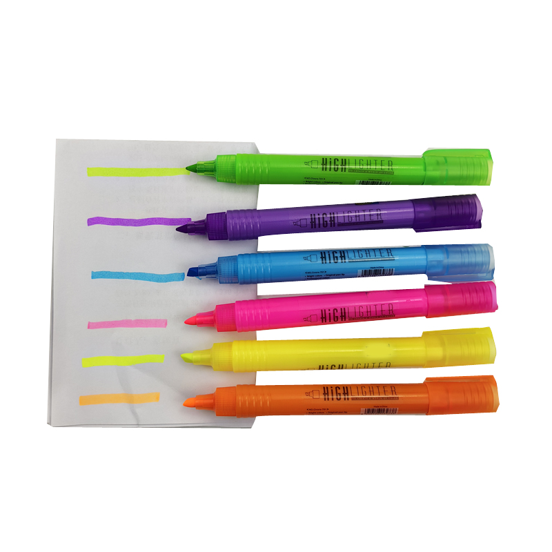 round body highlighter marker