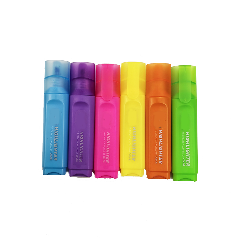 flat highlighter marker