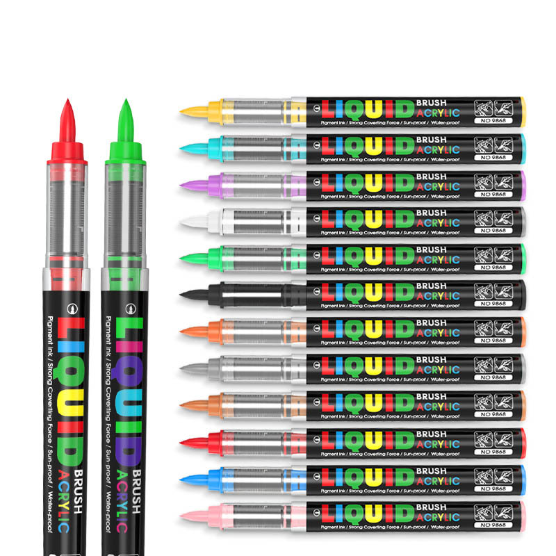 liquid ink brush paint marker
