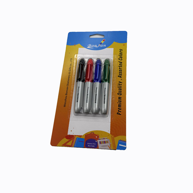 mini permanent marker pen with keyring for golf club
