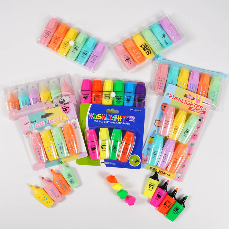 Small size kids highlighter marker pen