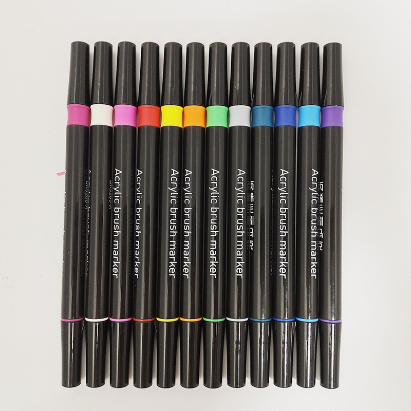 dual tip acrylic marker pen