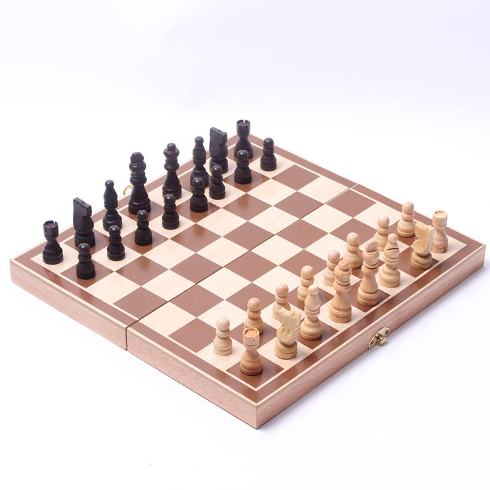 wooden International Chess