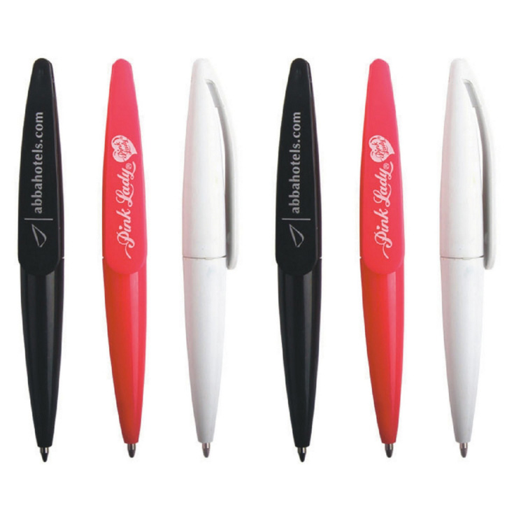 mini short hotel plastic pen