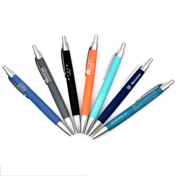 rubber plastic hotel pen