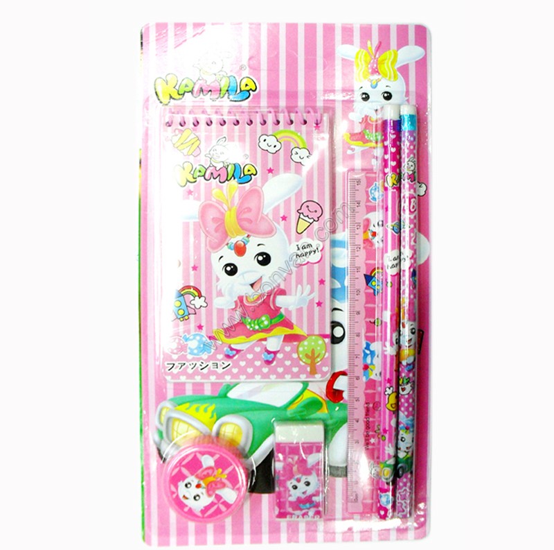 girl stationery set