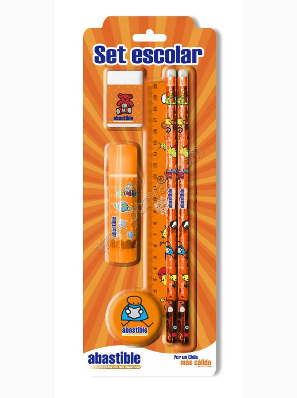 kids school stationery set