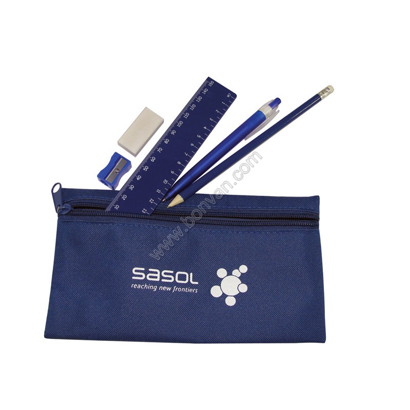 nylon pouch stationery set