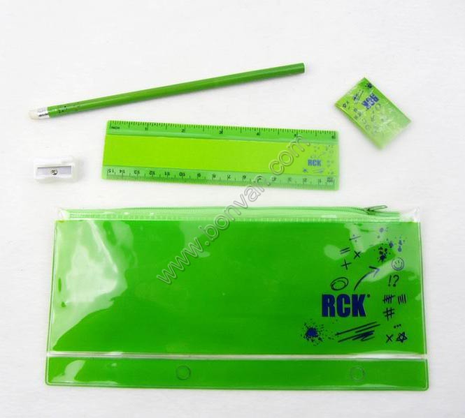 PVC bag stationery set