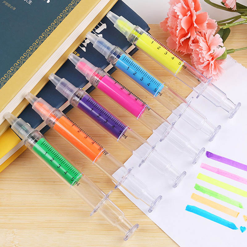 syringe highlighter marker