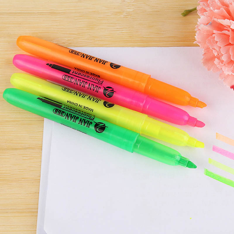 transparent highlighter marker