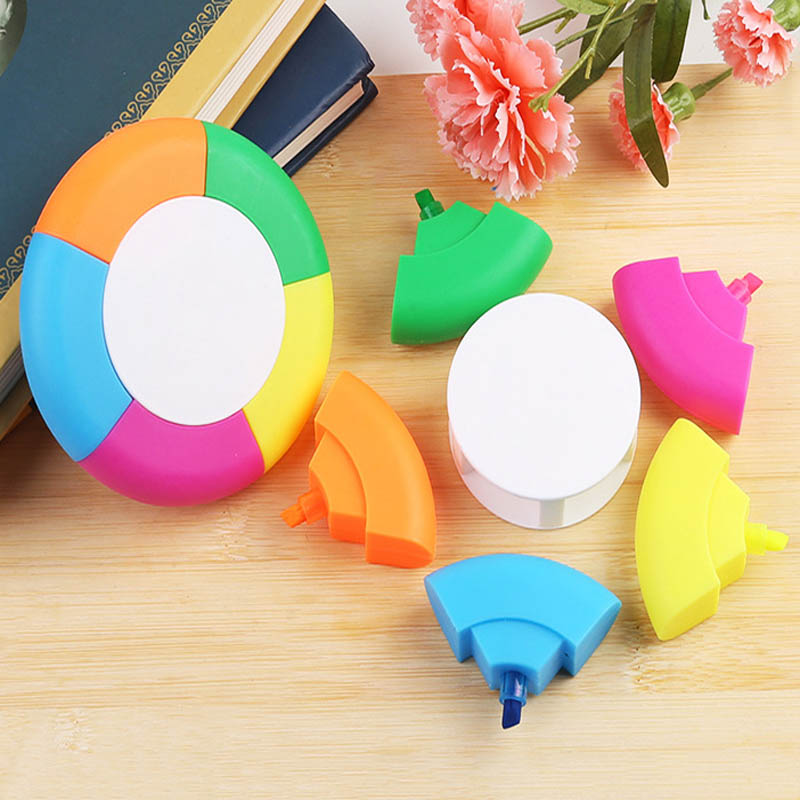 flower shape highlighter marker