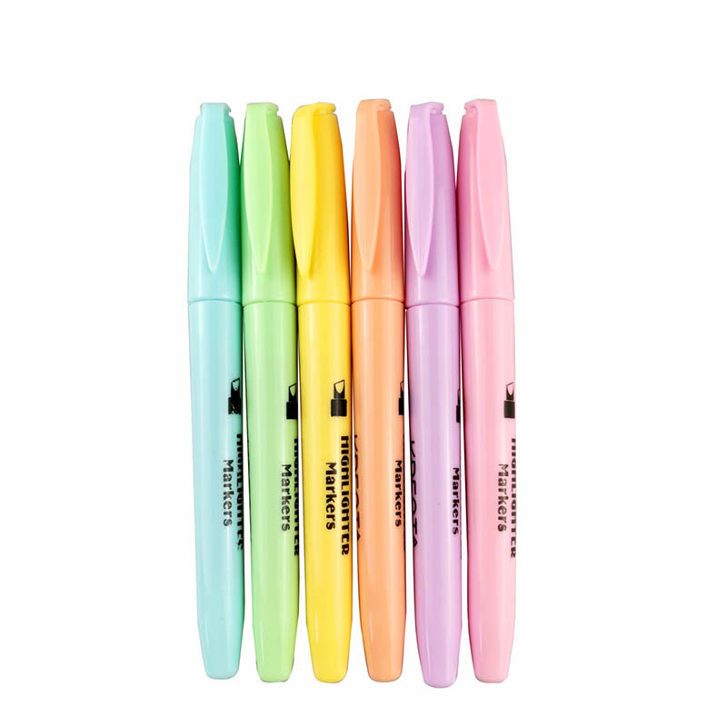 pastel highlighter pen