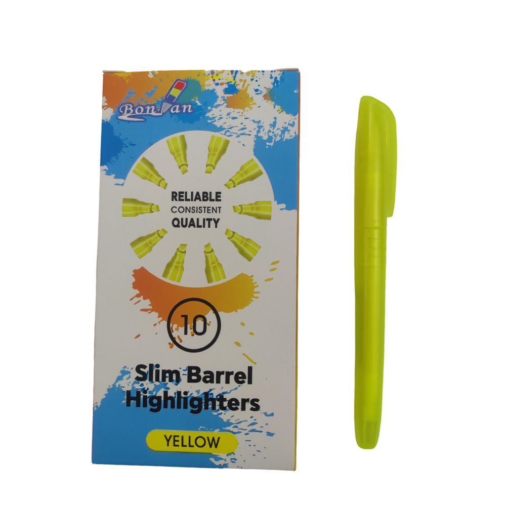 classical office clip style highlighter marker