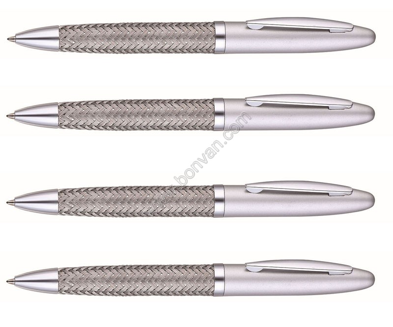 woven metal gift pen