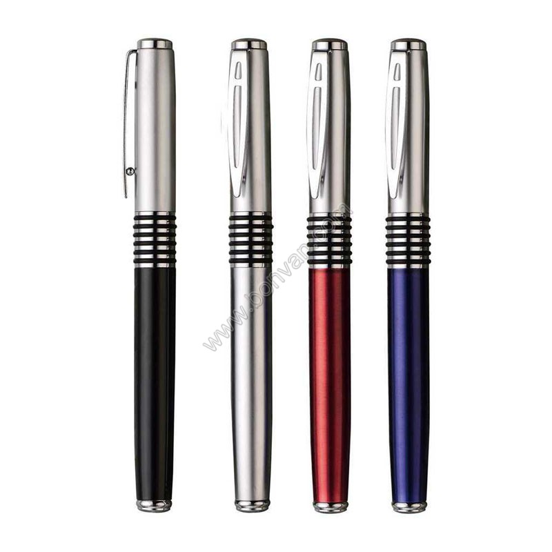 six rings metal roller pen