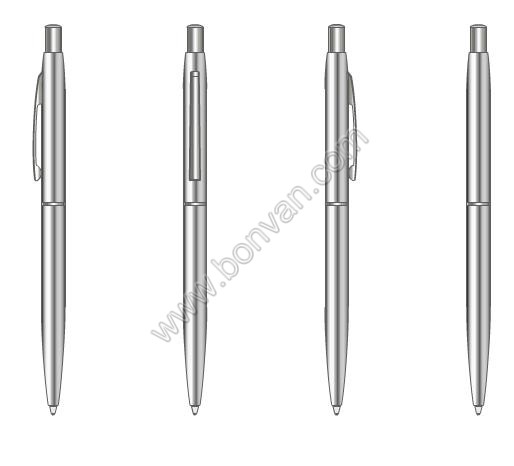 push metal pen