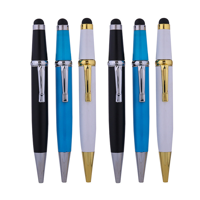 Fat metal pen with touch tip