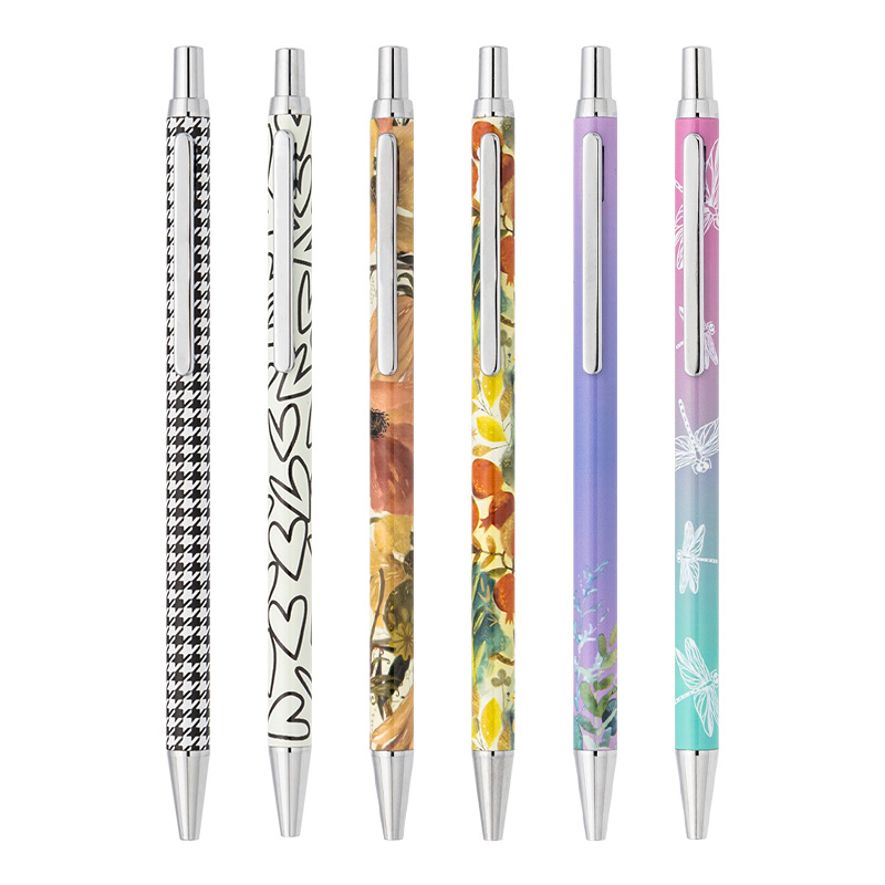Full color printed click metal pen