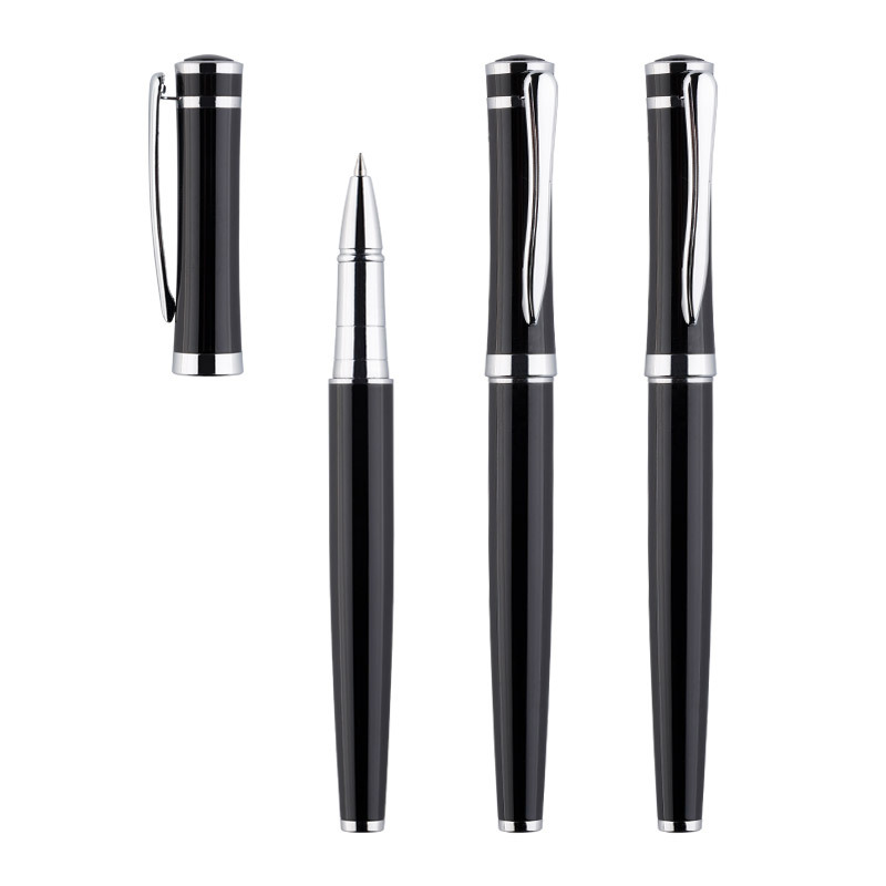 Roller ink slogan metal pen