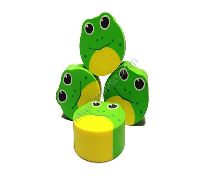 frog  eraser