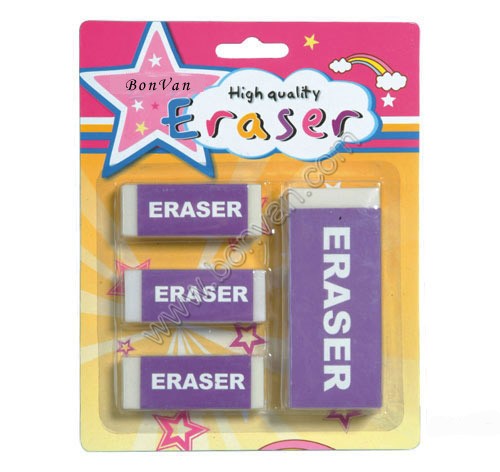 blister card eraser