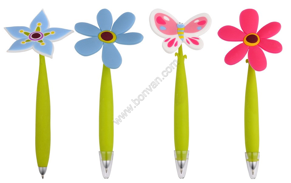 Flower shape promotion pen