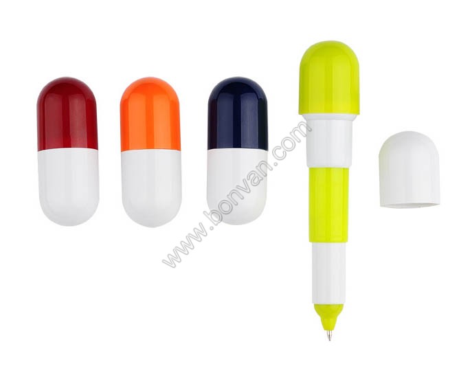 capsule plastic pen