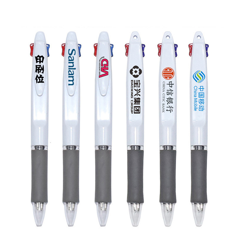 Plastic 2 colors ink pen