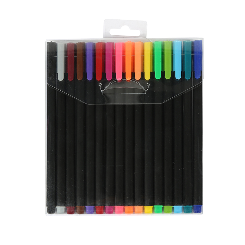 0.4mm black triangular fineliner pen