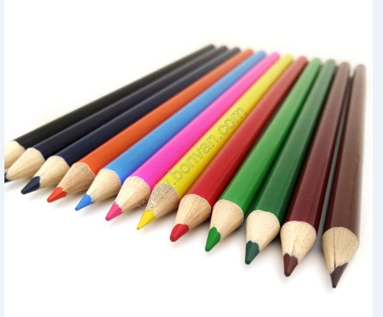 colored wooden pencil