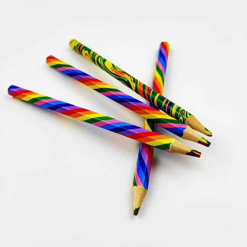8 colors rainbow pencil
