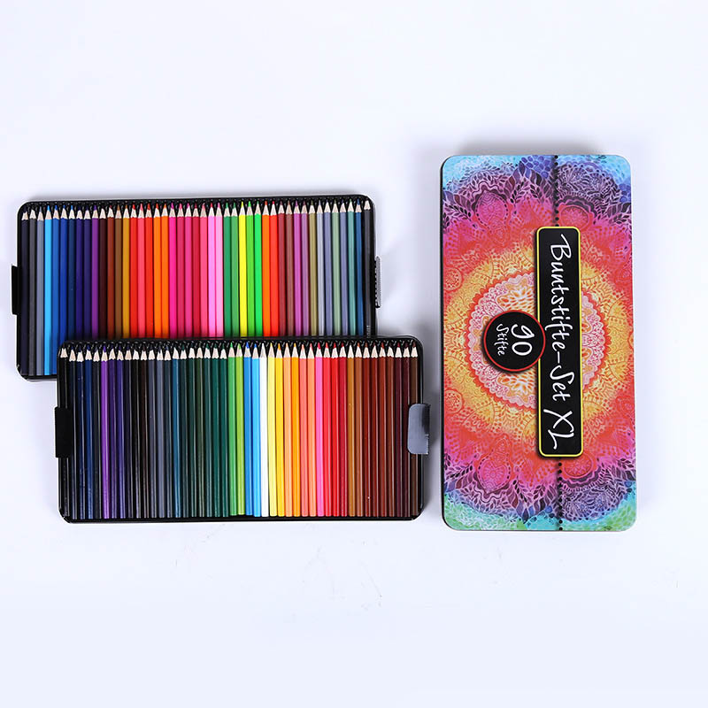 tin box colored pencil set