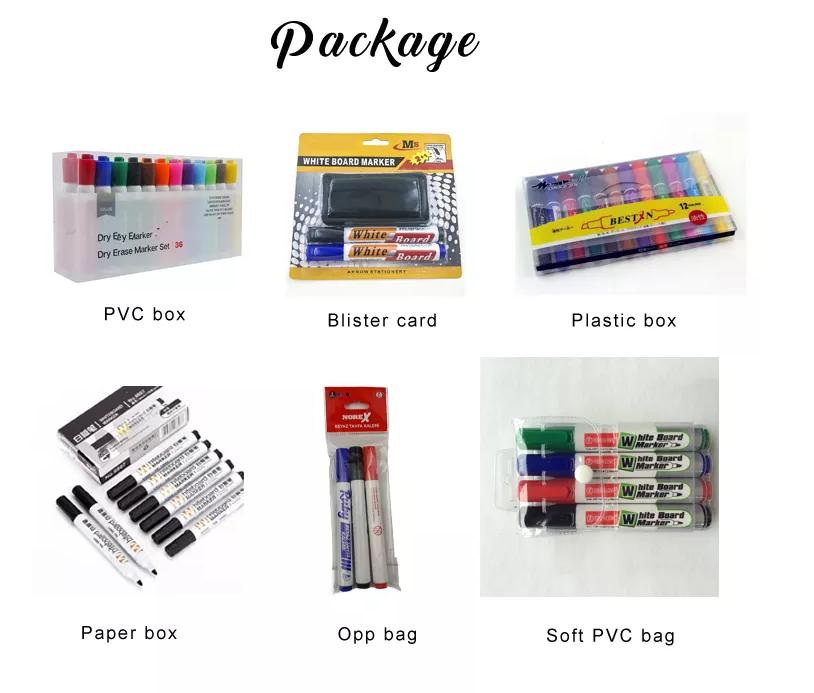 packaging for whiteboard marker